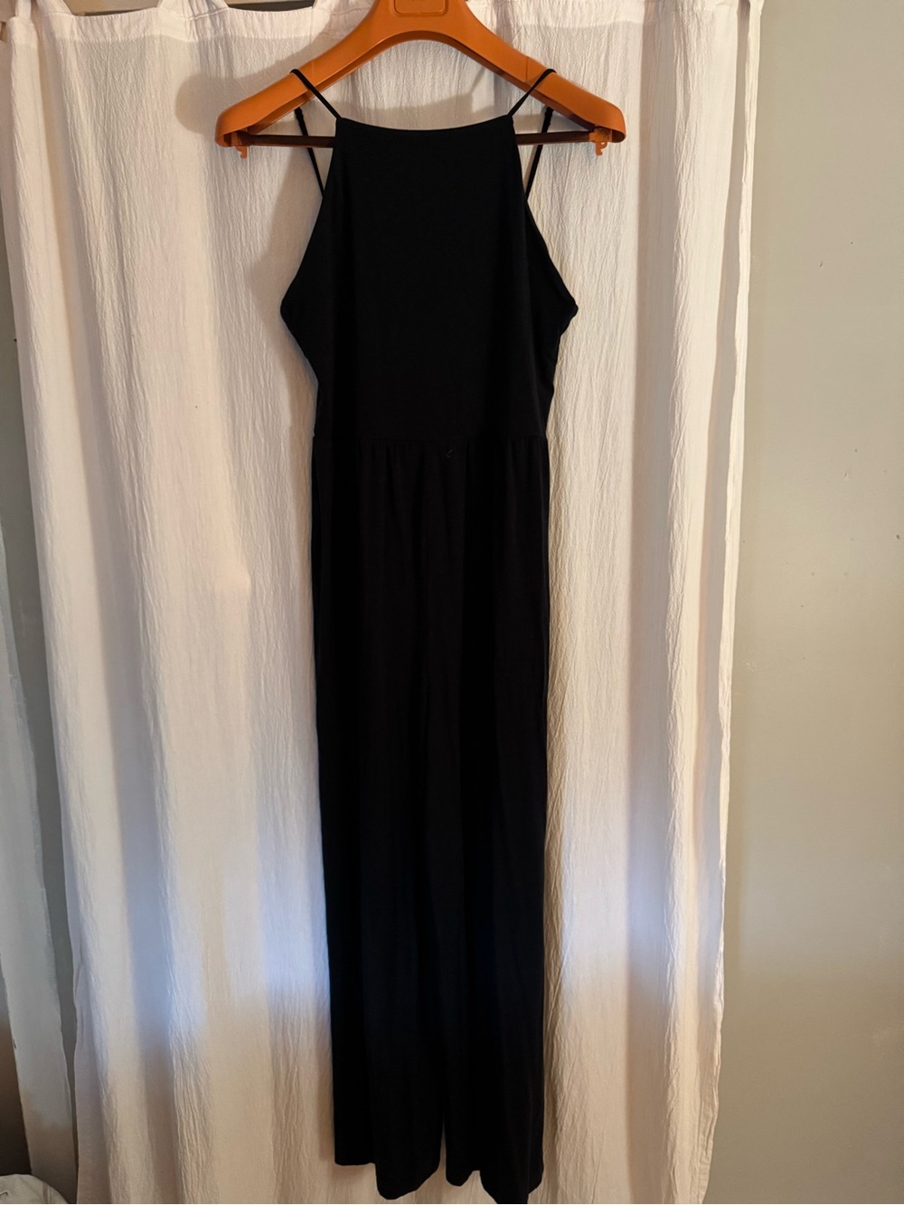 Wilfred Black Halter Jumpsuit